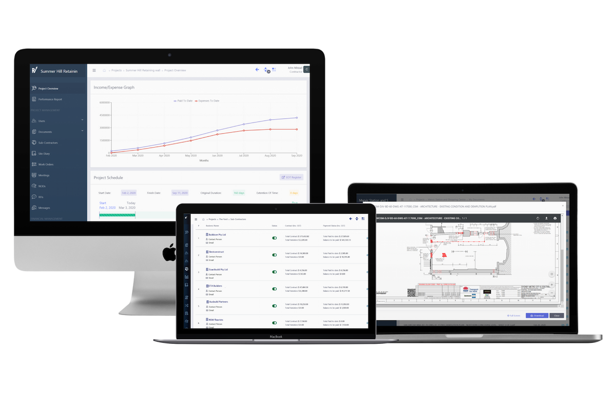 Construction project software