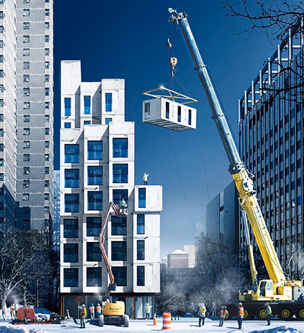 Discover the future of urban construction with prefabricated and modular high-rises.