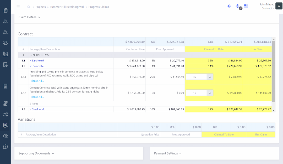 Simplified automated claims