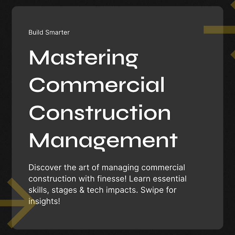 Commercial construction management